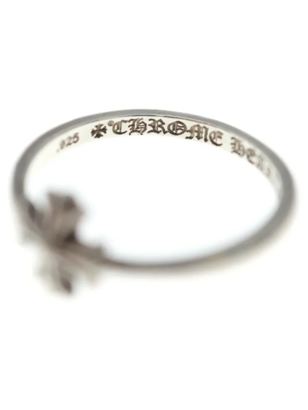 Chrome Hearts Bubblegum CH Pls CH Plus Silver Ring